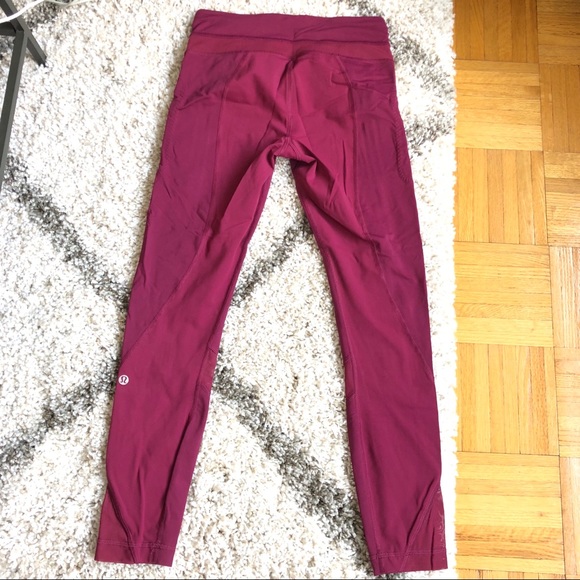 Lululemon Inspire Tight II Dark Plum - Picture 5 of 5
